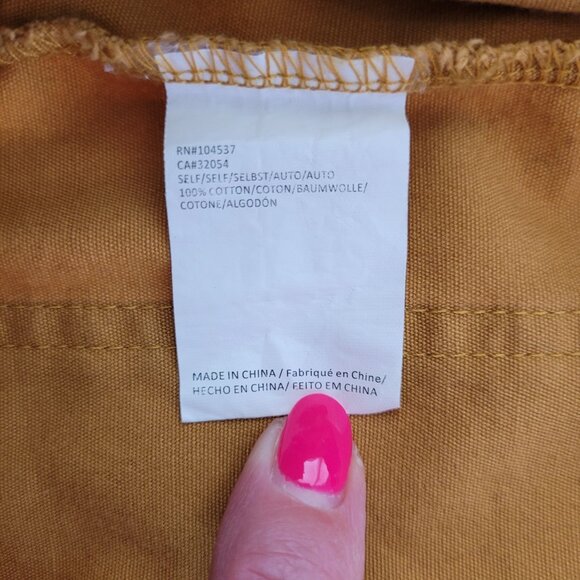Anthropologie Tiny Mavericks Causal Mini Skirt Womens Size M Mustard Yellow - Picture 5 of 6